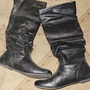 Slouchy Black boots (size 6.5)
